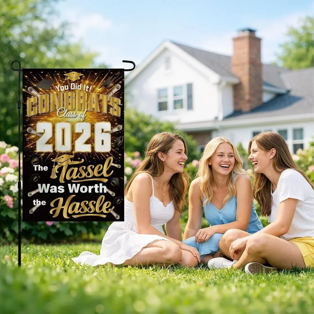 Class of 2026 Graduation Party Decor Bundle Banner Napkins Centerpieces Set